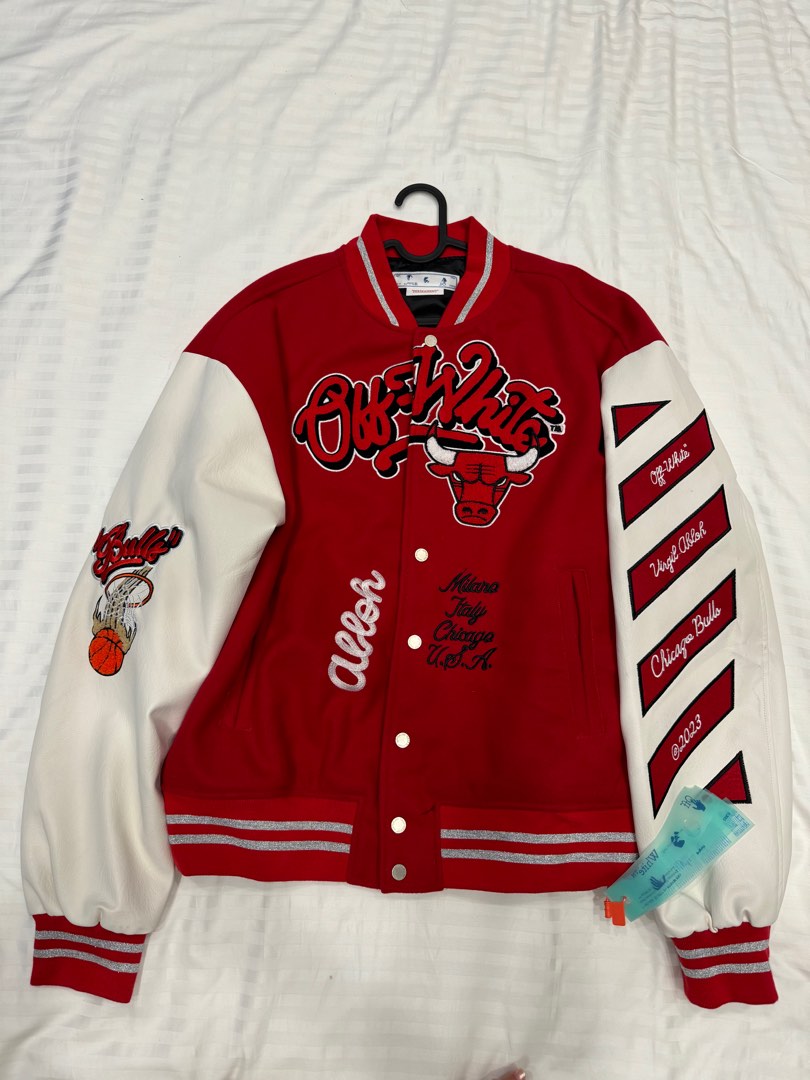 Chicago bulls clearance varsity jacket