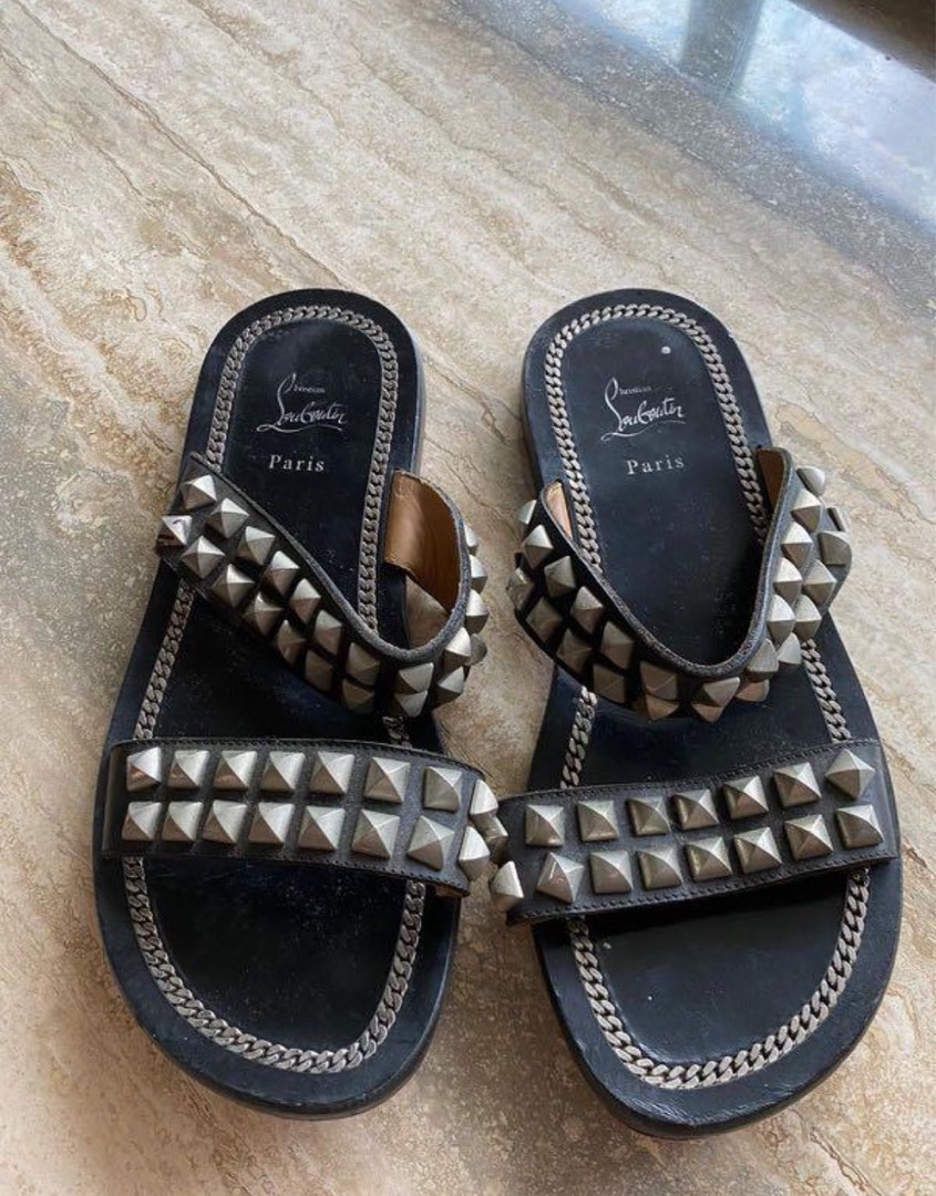 Christian louboutin slippers hotsell