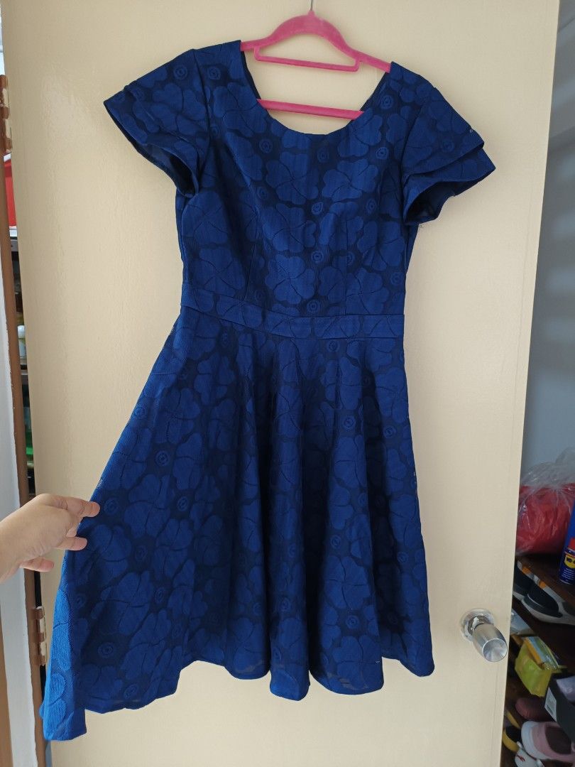 Christmas 2024 blue dress