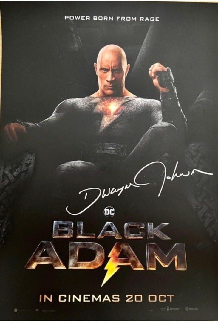 Black Adam - original movie poster - 27x40