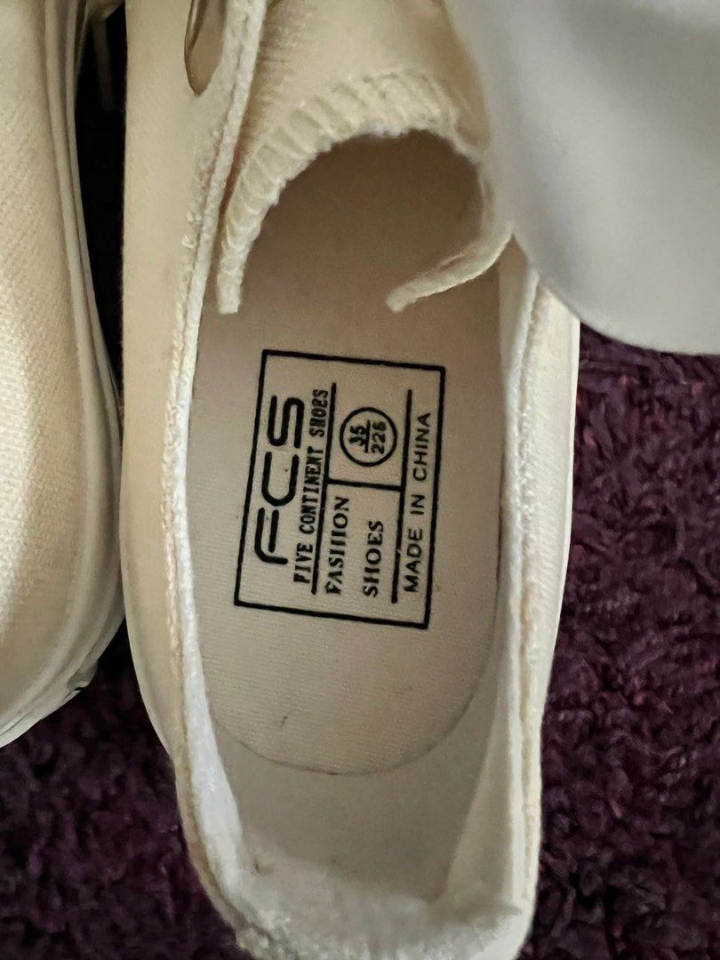 White discount ribbon sneakers