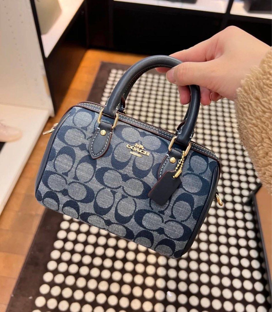 Coach mini rowan boston crossbody bag, Women's Fashion, Bags
