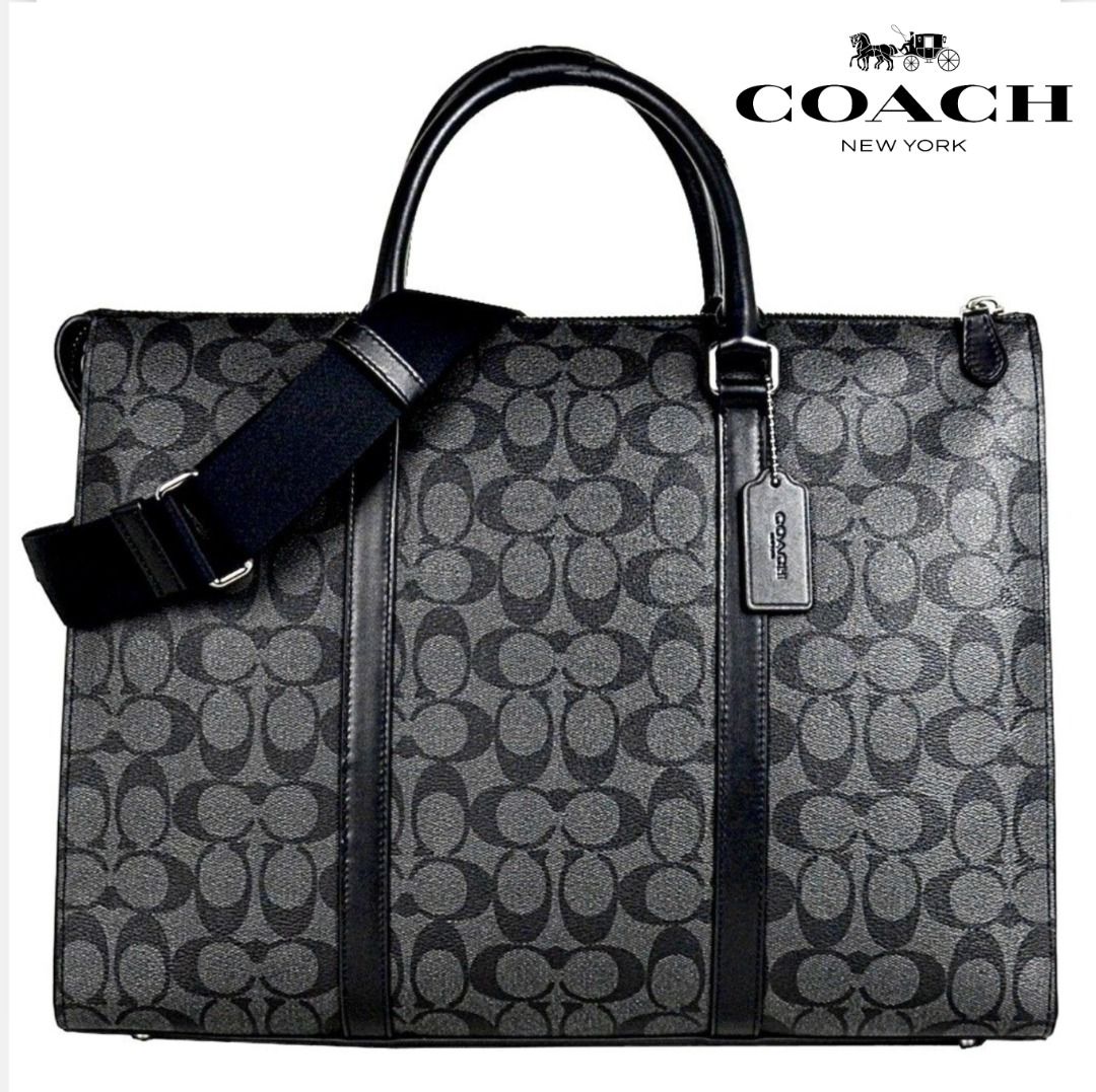 Coach black briefcase outlet