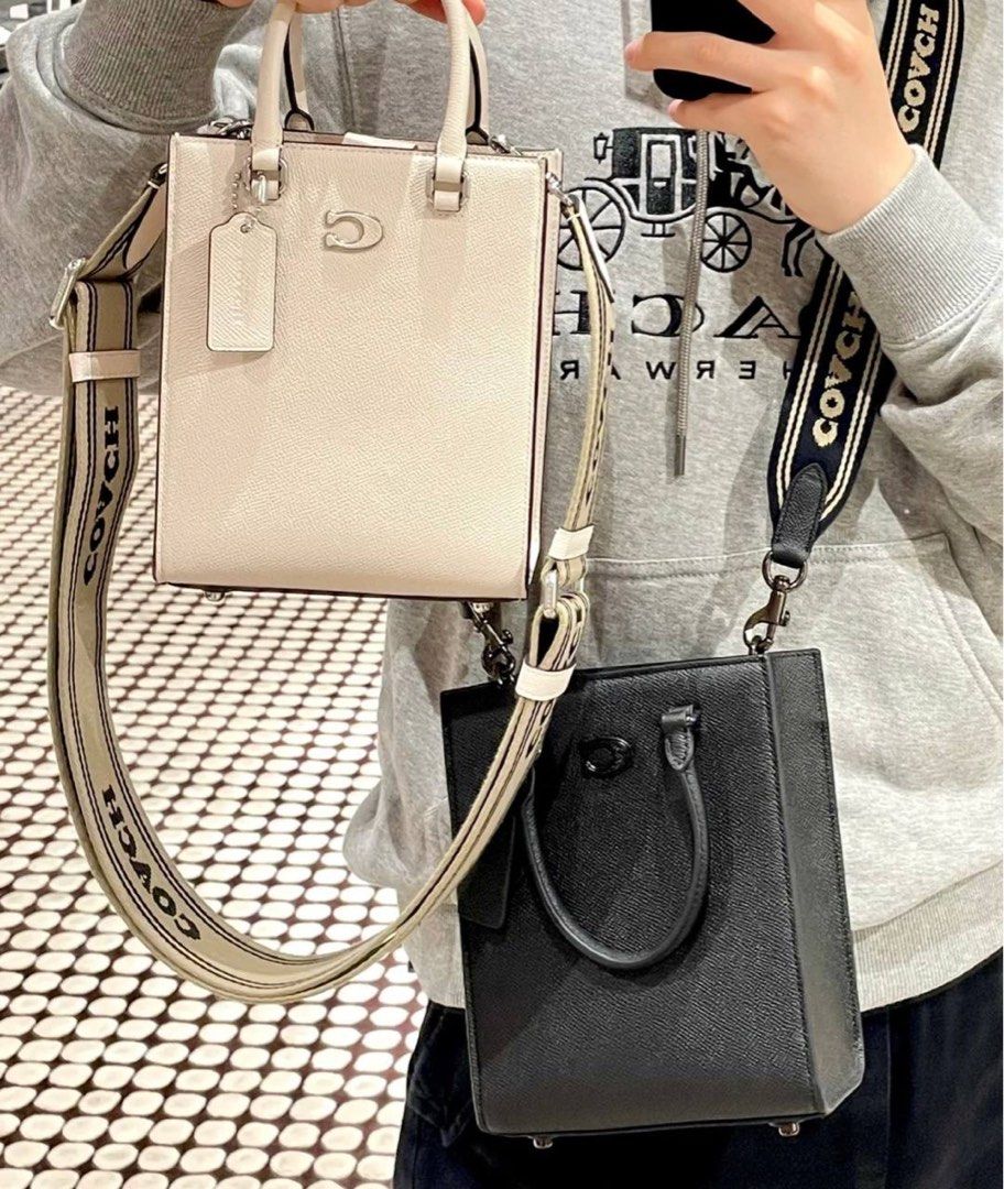 Coach hotsell crossgrain tote