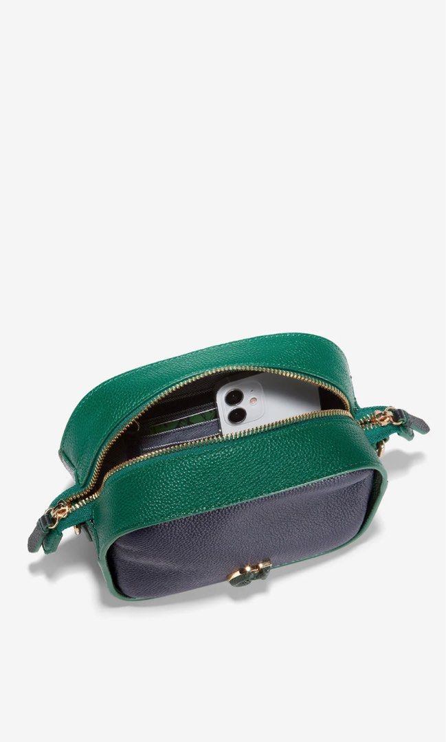 Cole haan camera leather crossbody bag hot sale
