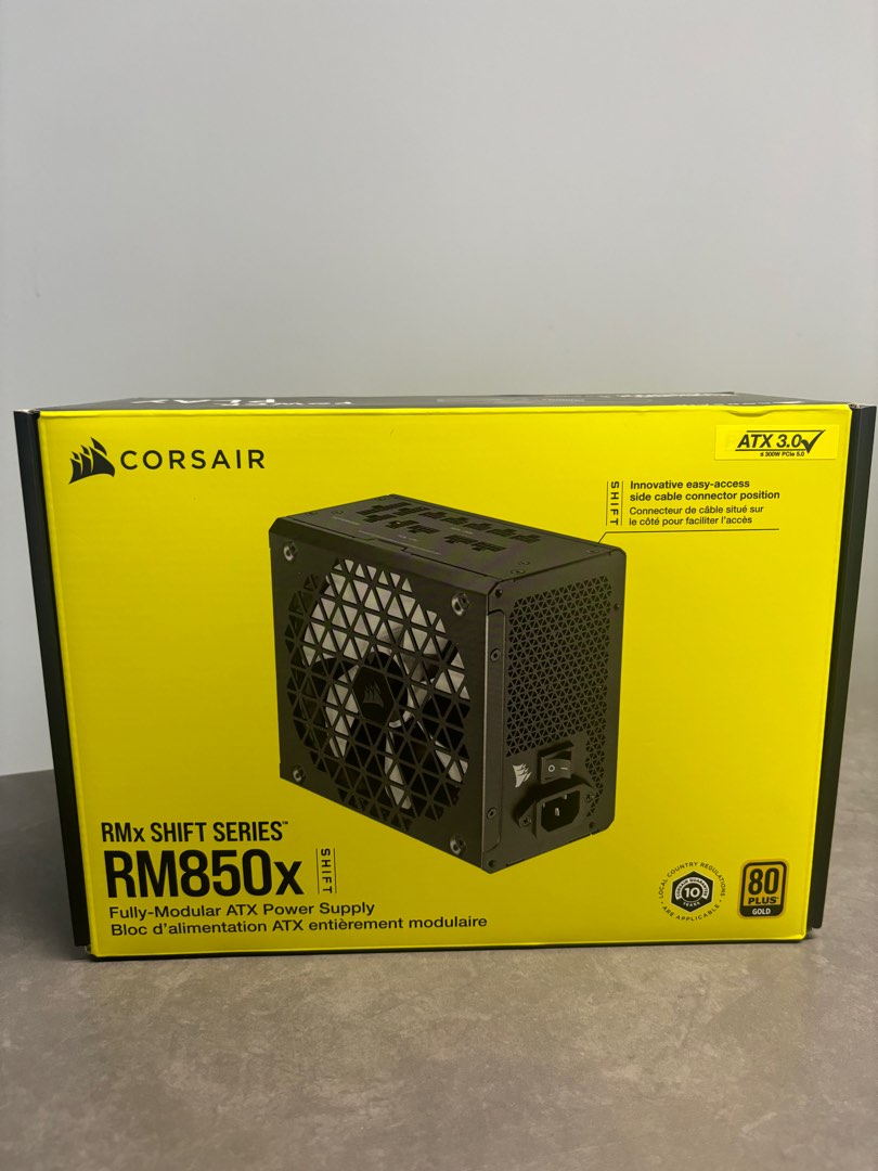 CORSAIR RMx Shift Series RM850x 80 Plus Gold Fully Modular ATX