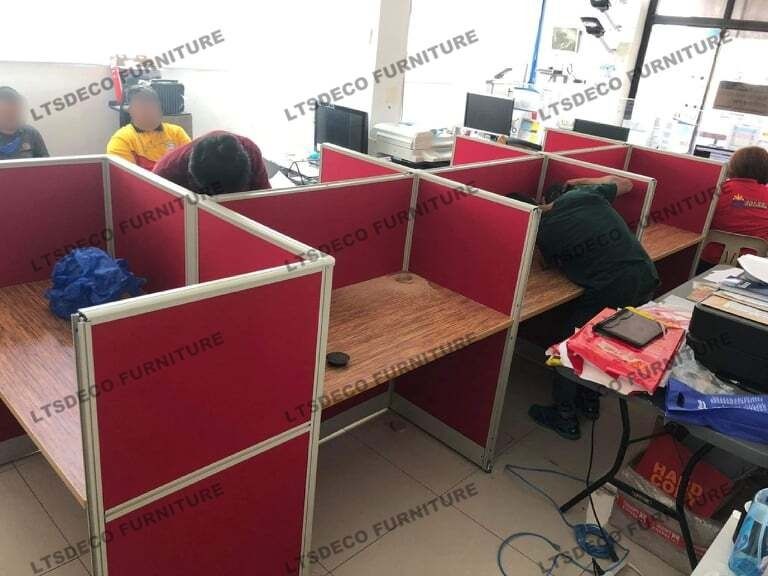 CUBICLES FISHBONE TYPE OFFICE PARTITION, Furniture & Home Living ...