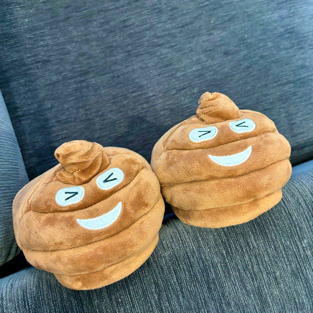 Poop plush deals slippers
