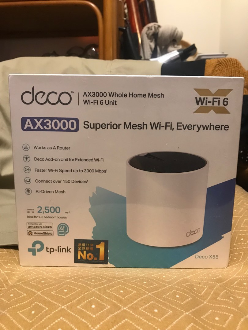 Deco AC3000 Deco X55 Wi Fi Router, 電腦＆科技, 電腦周邊及配件, Wifi及上網相關產品 - Carousell