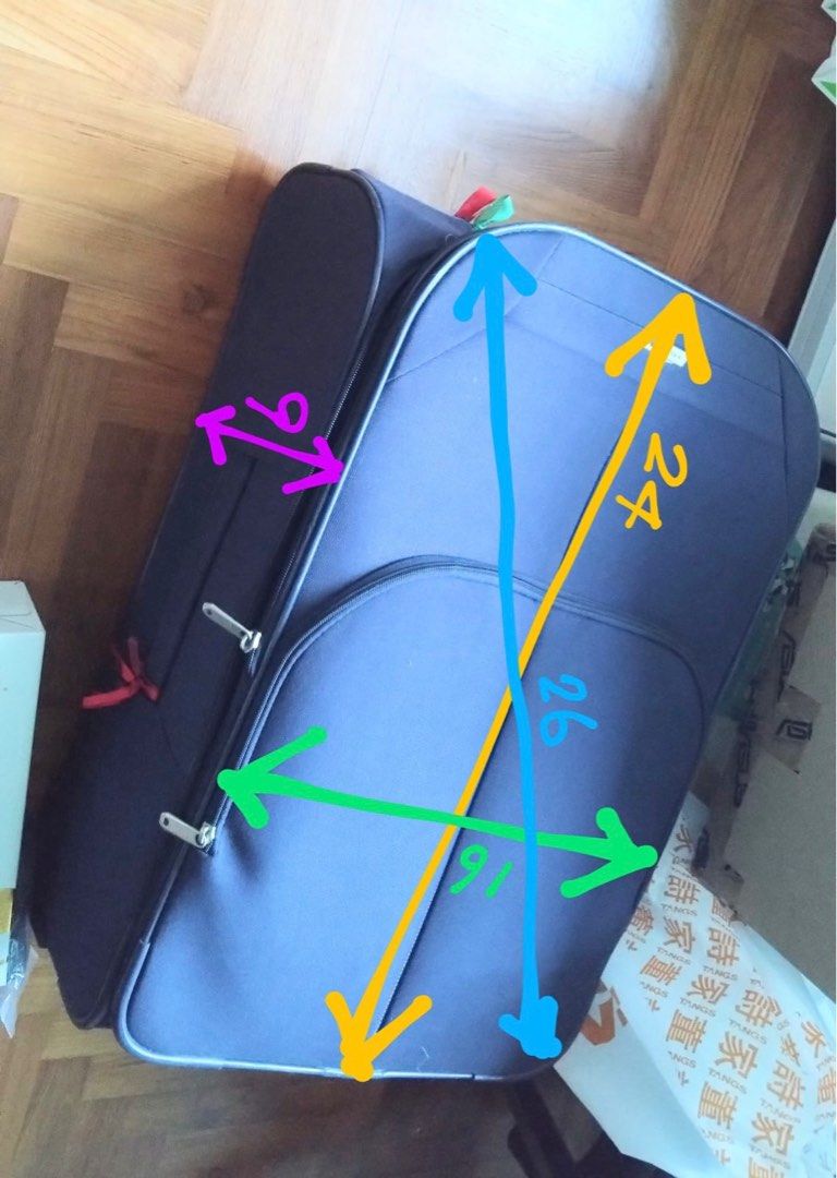 Delsey 24 inch luggage bag, Hobbies & Toys, Travel, Luggage on Carousell