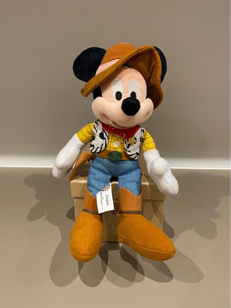Cowboy mickey shop mouse stuffed animal