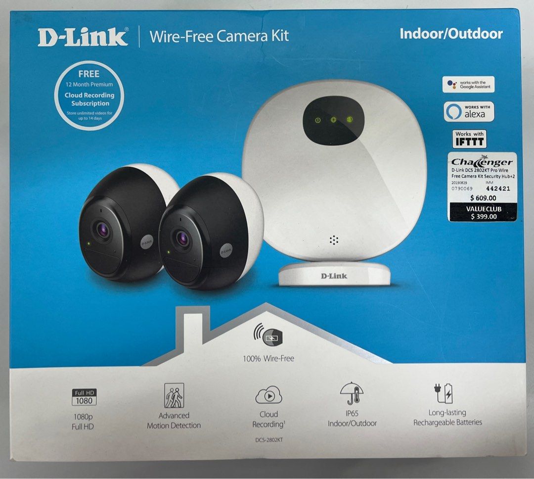 Dlink DCS2802KT Wirefree Camera Kit, Furniture & Home Living