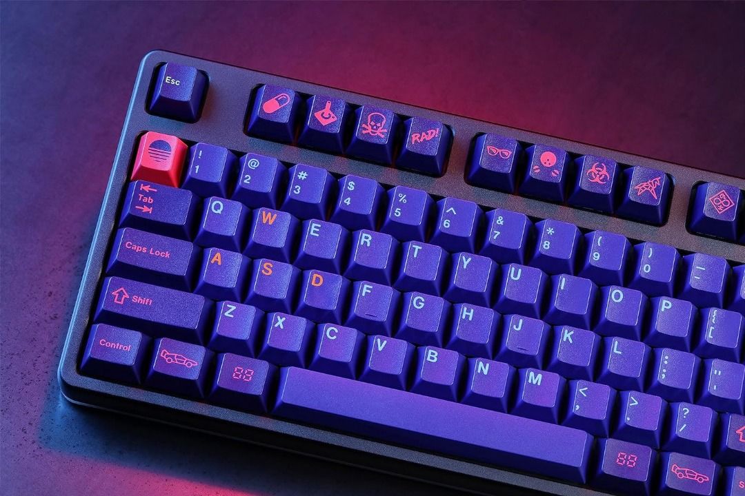 DROP + MiTo GMK Laser Custom Mechanical Keyboard Novelty Keycap Set 44 ...