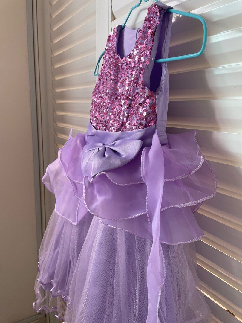 Purple party on sale dress girl