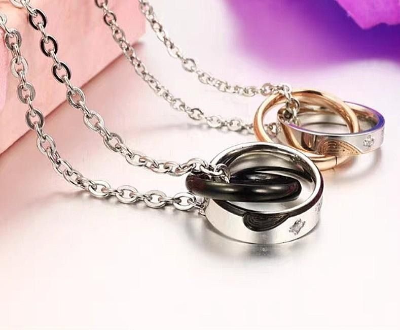 Matching ring clearance and necklace set