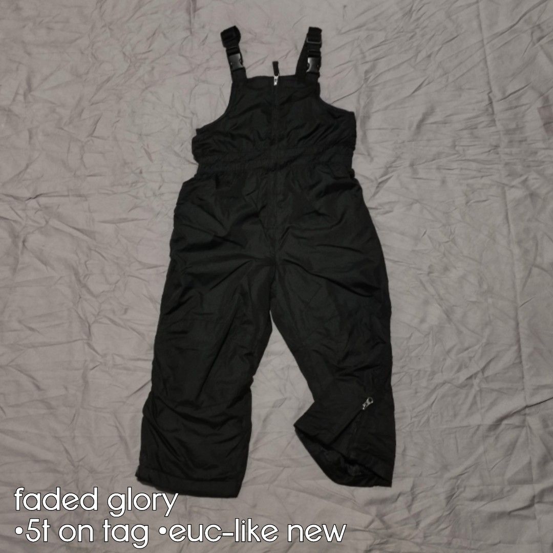 Faded glory snow bibs hotsell