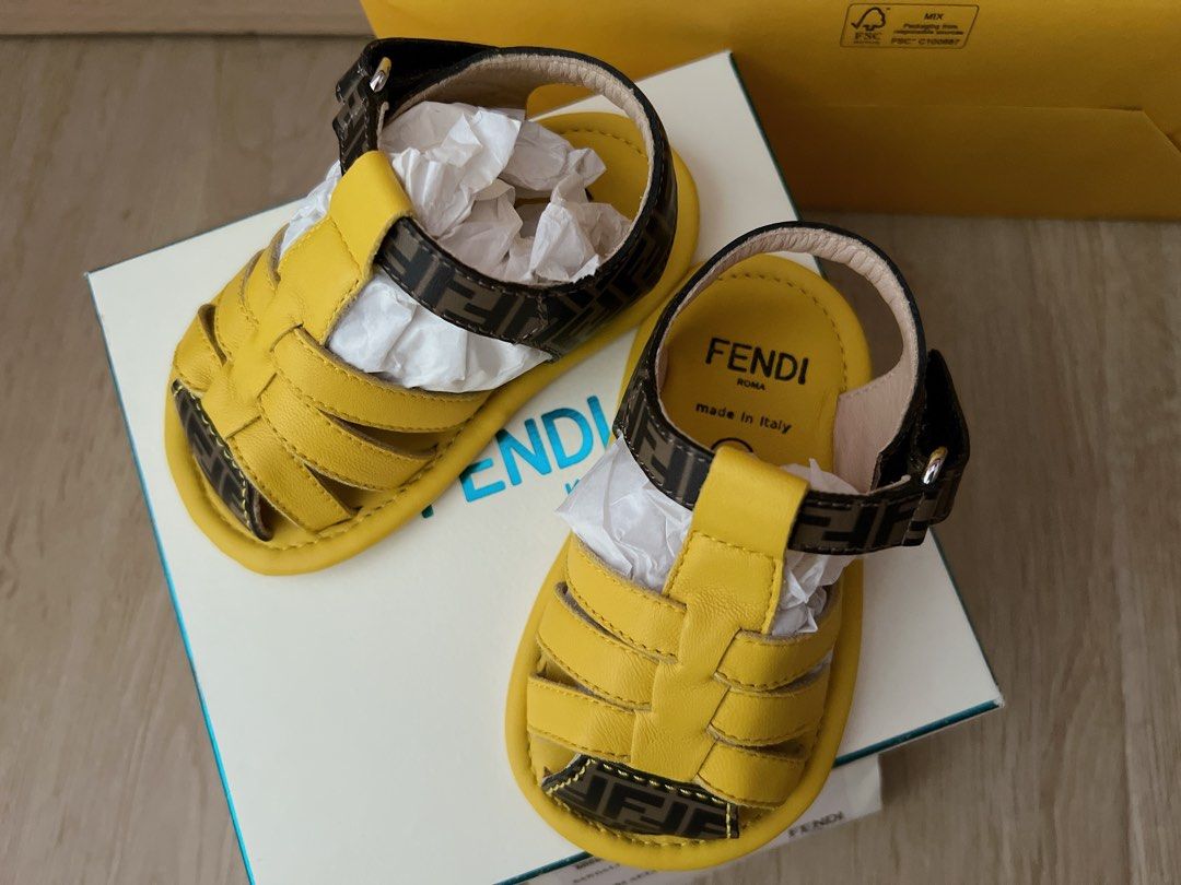 Fendi baby sandals online