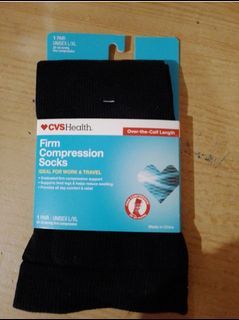 Firm compression socks