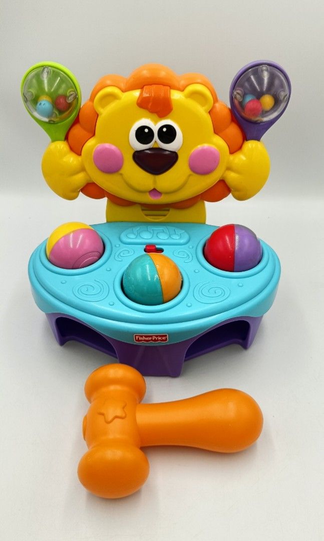Fisher price bop and online rock musical lion