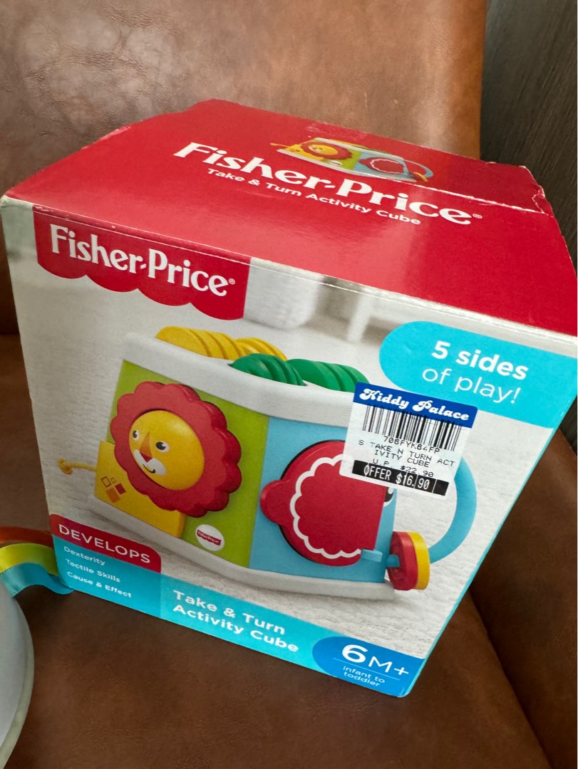 Fisher price take and turn activity cube