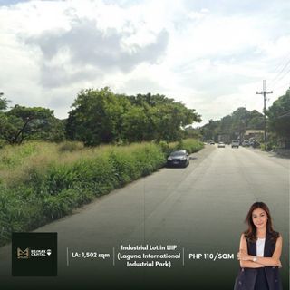 FOR LEASE: 1,502 sqm Industrial Lot in LIIP (Laguna International Industrial Park)