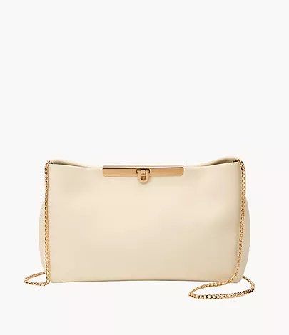 Bone coloured clutch best sale bag
