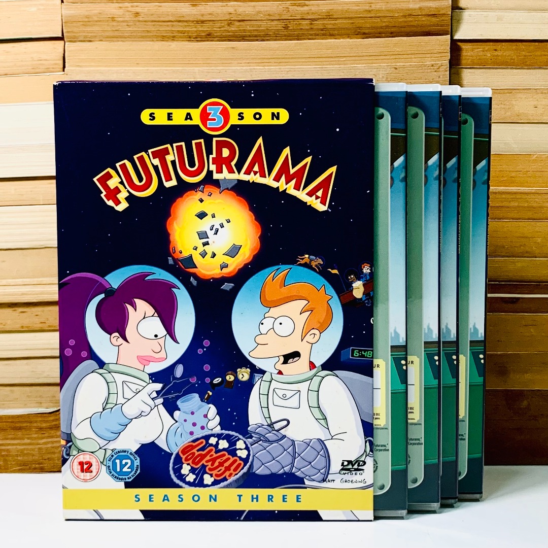 futurama-season-3-dvd-boxset-hobbies-toys-music-media-cds-dvds