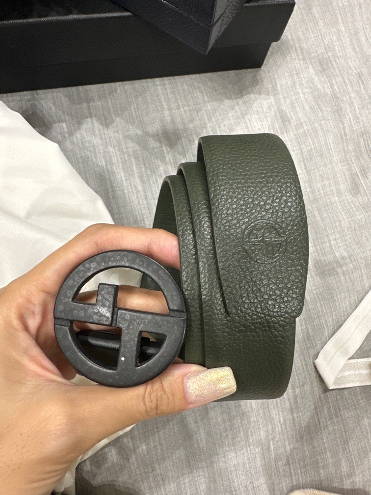 giorgio armani men's belt
