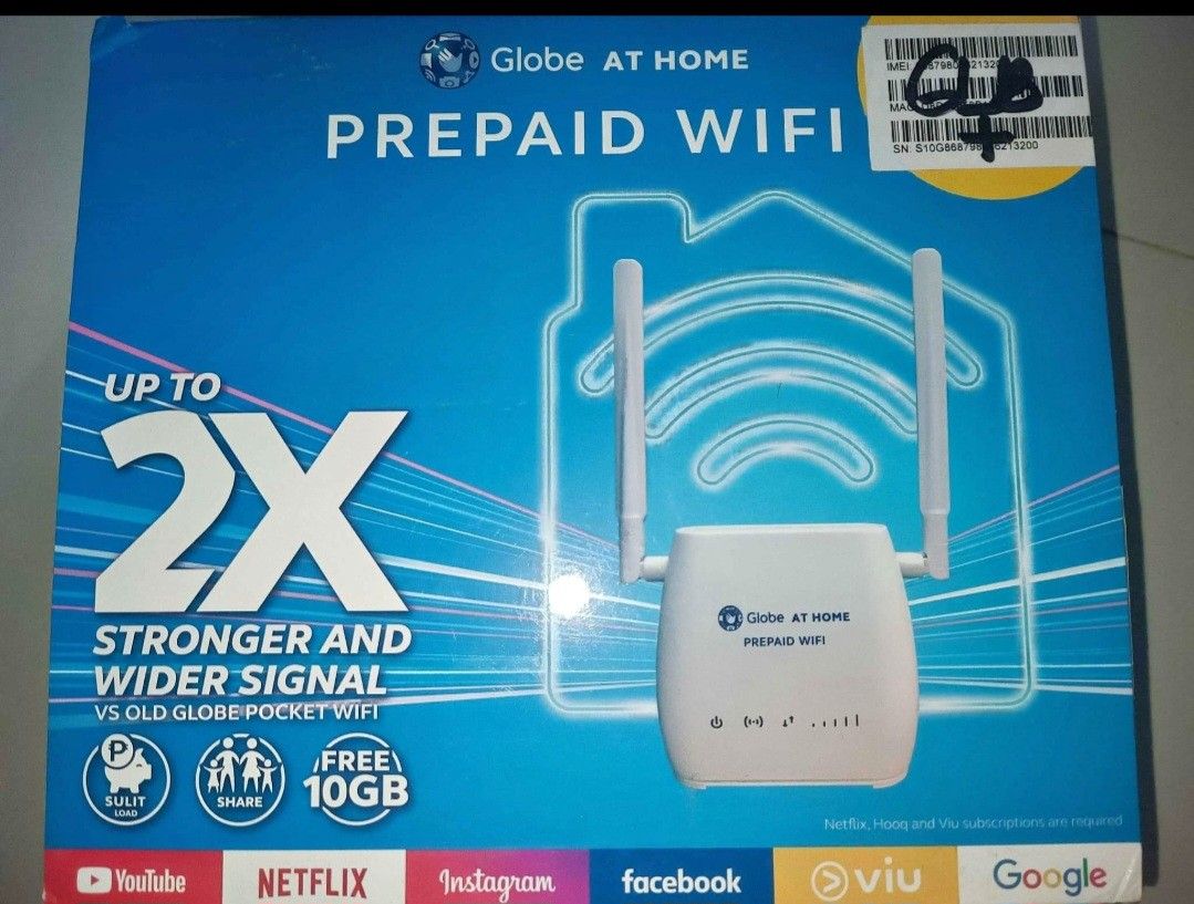 Globe Prepair Router Globe Prepaid Wifi, Computers & Tech, Parts & Accessories, Networking ...
