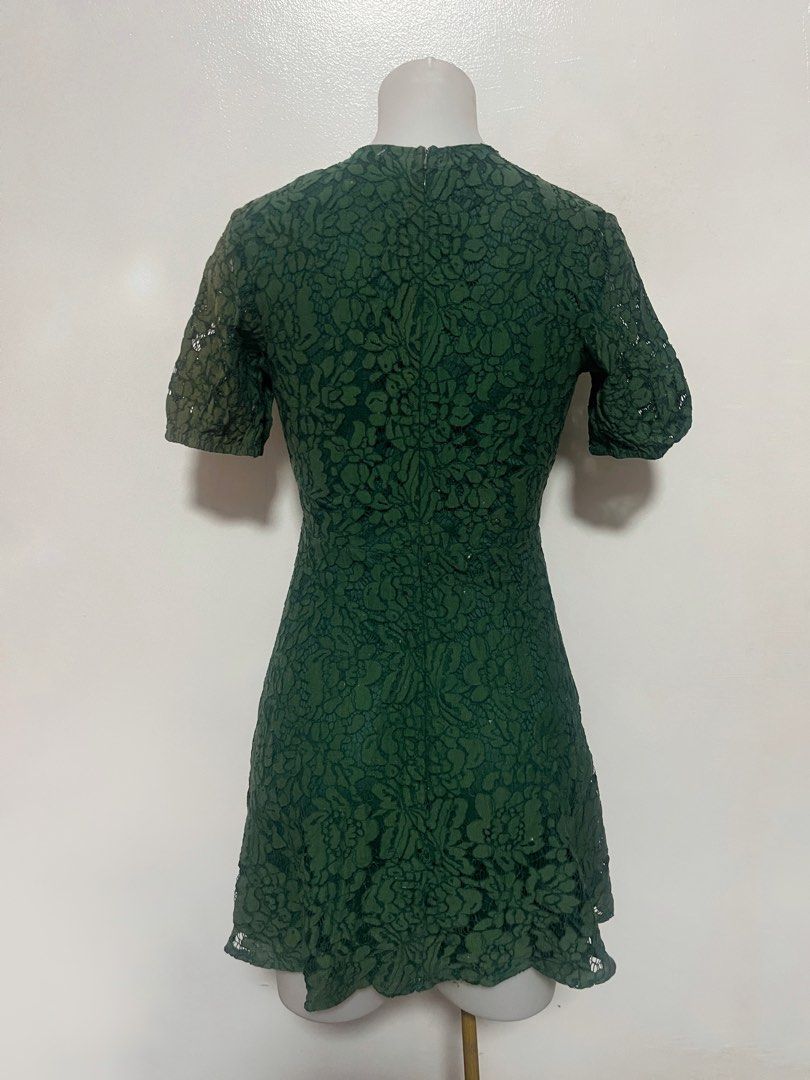 Green eyelet dress, Women's Fashion, Dresses & Sets, Dresses on Carousell