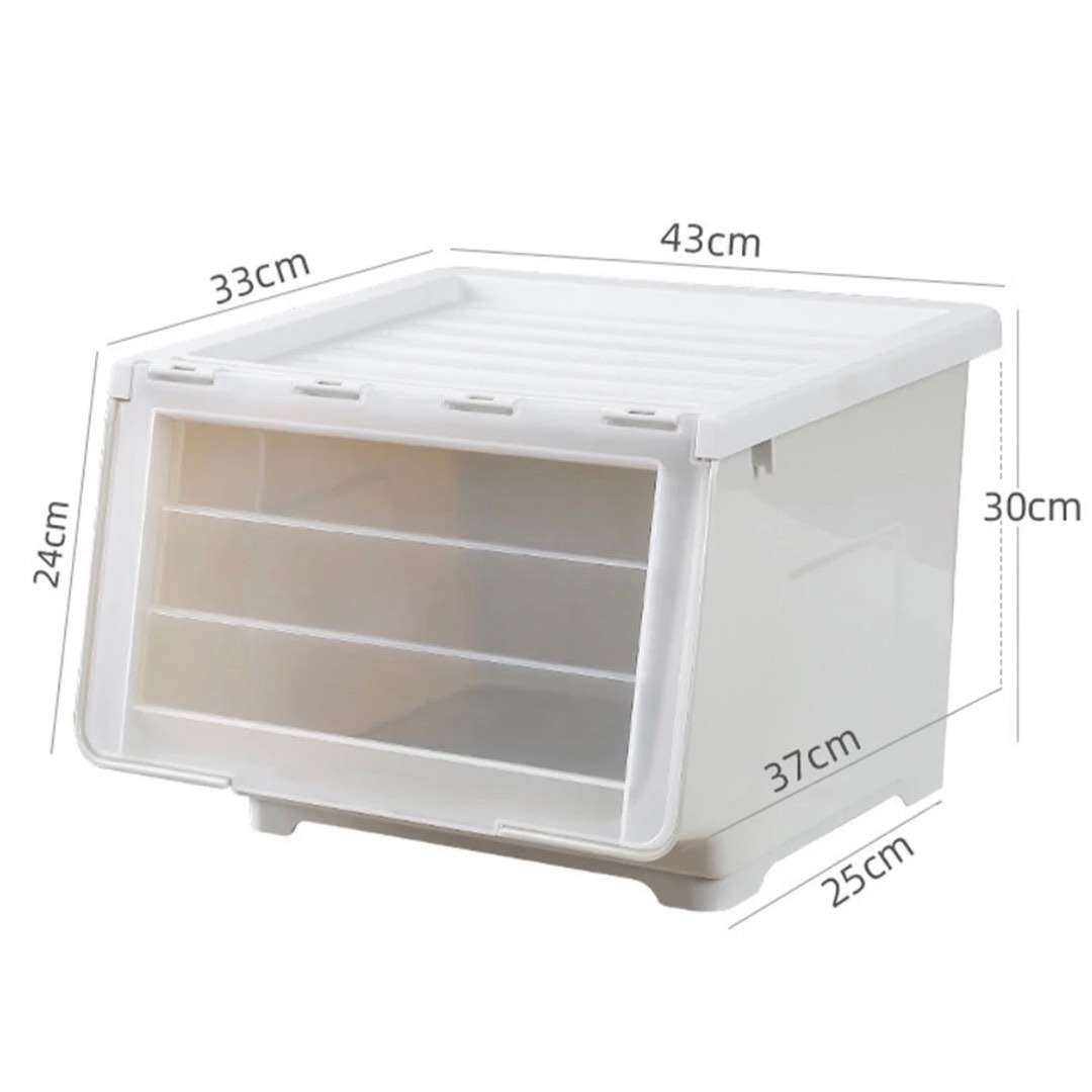 4x Grey Pelican Storage Box IKEA MUJI, Furniture & Home Living, Home