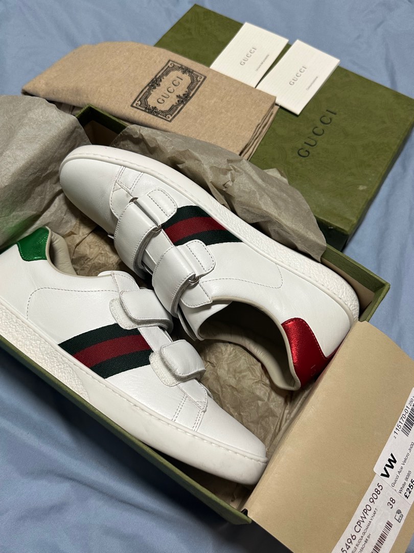 Gucci ace velcro hotsell