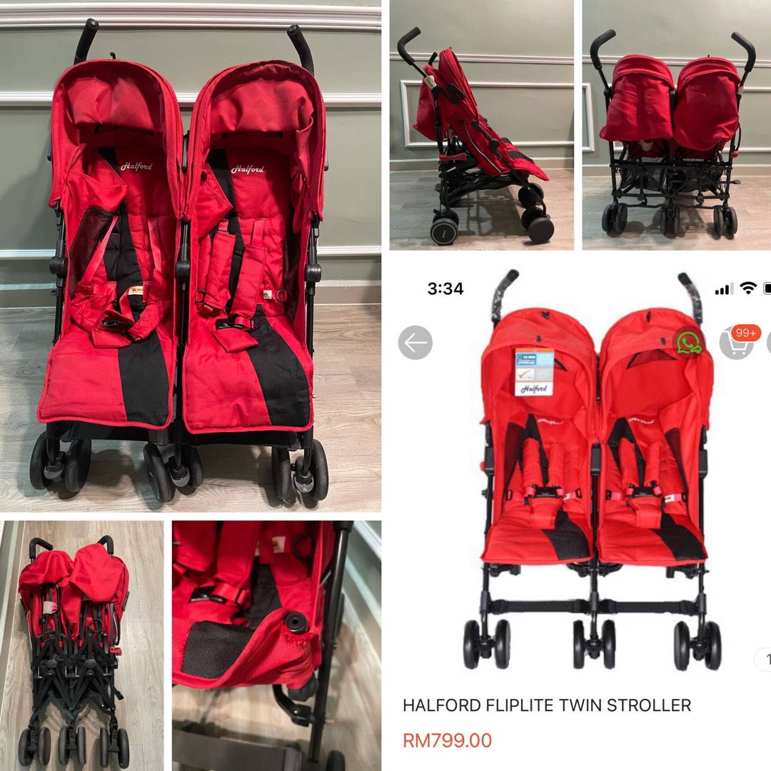 Halford stroller twin clearance