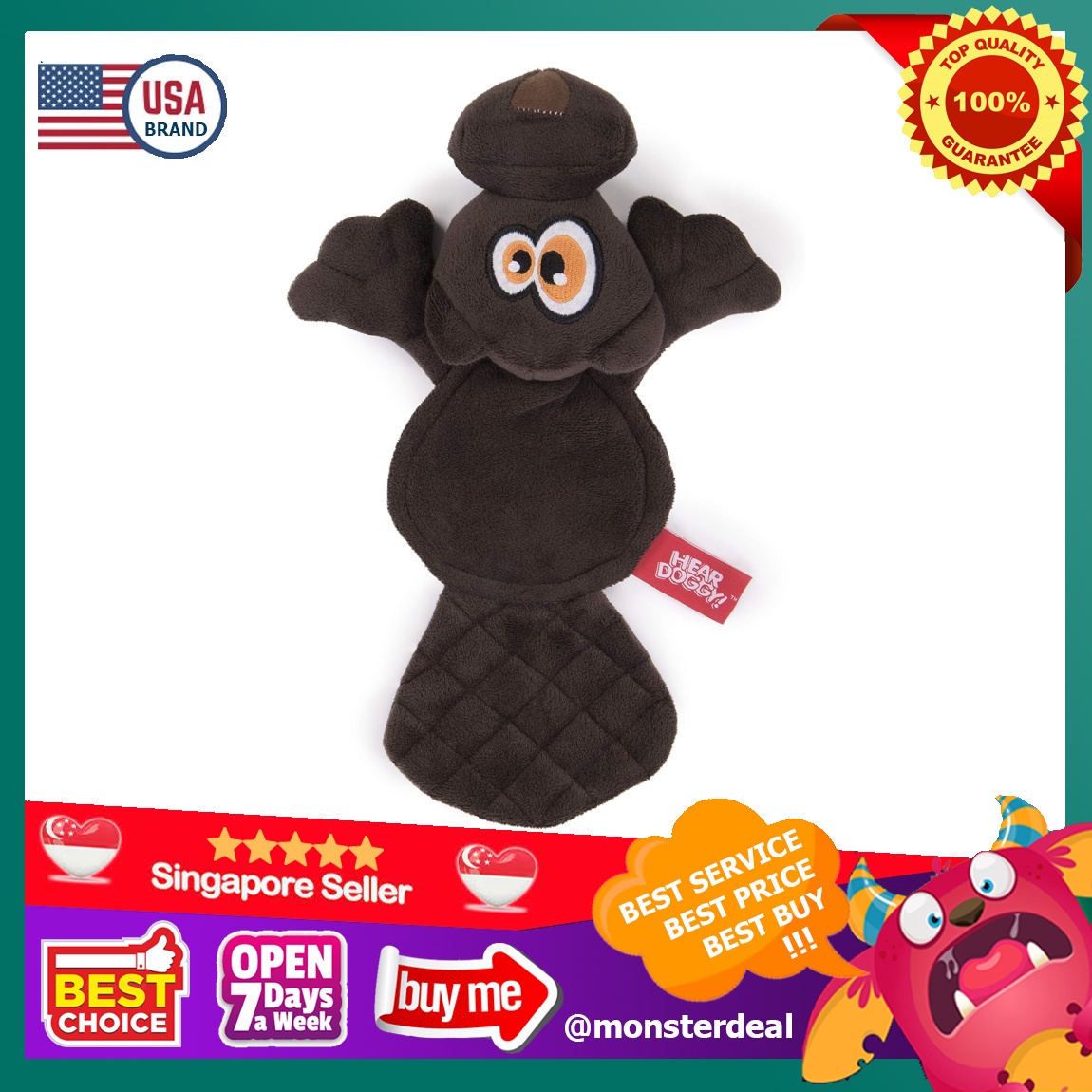 Ultrasonic silent sale squeaker dog toy
