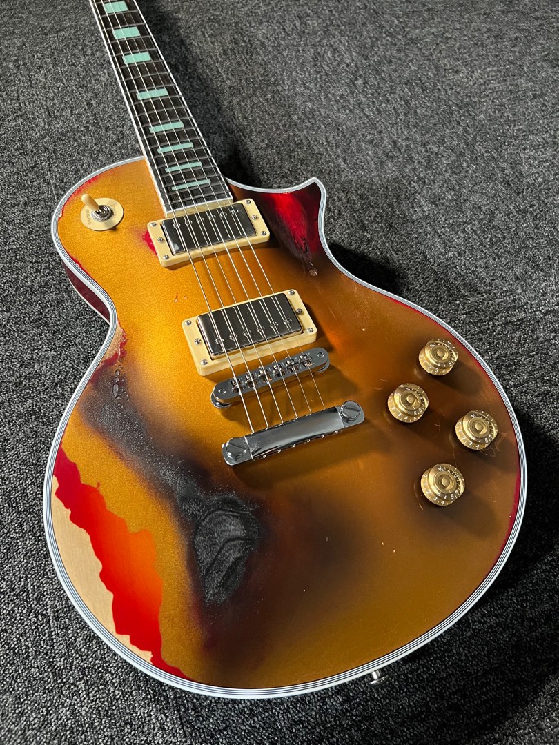Heavy Relic 10S Custom Les Paul Stainless Steel Frets Hobbies