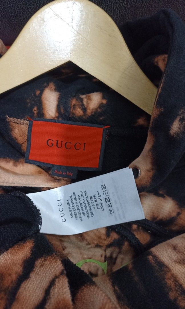 Hoodie Gucci tiedye Fesyen Pria Pakaian Baju Luaran di Carousell