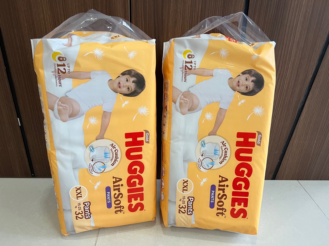Huggies Gold XXL diaper pants, Babies & Kids, Bathing & Changing