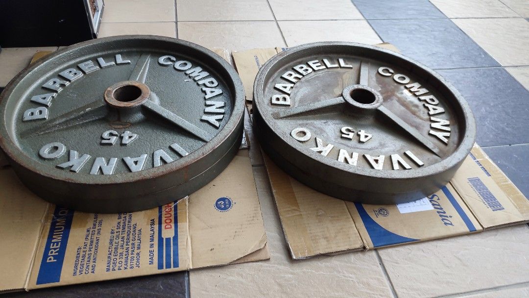 Ivanko Olympic 20kg plate, Sports Equipment, Exercise & Fitness