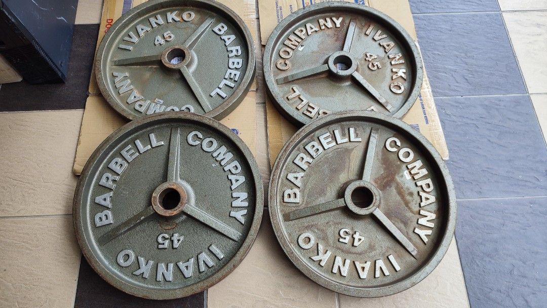 Ivanko Olympic 20kg plate, Sports Equipment, Exercise & Fitness