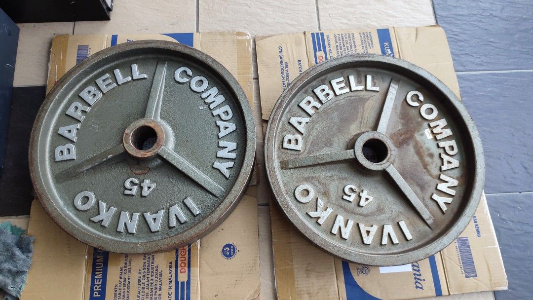 Ivanko Olympic 20kg plate, Sports Equipment, Exercise & Fitness