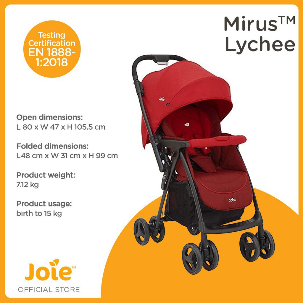Joie Mirus Stroller Babies Kids Going Out Strollers on Carousell