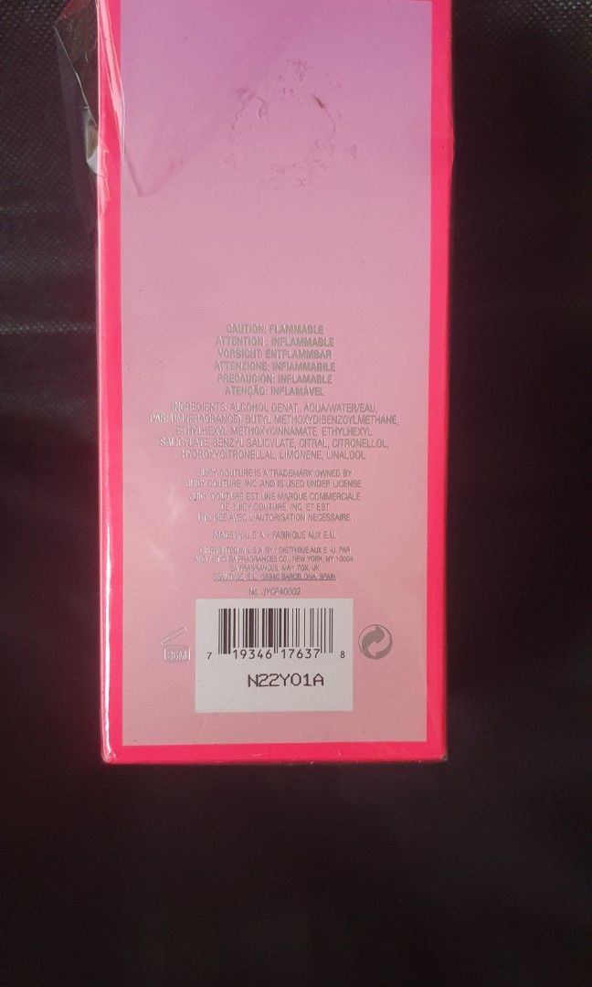 Juicy Couture La La Malibu (Category: Fragrance & Deodorants) located in Mandaluyong City. Submitted by ten18Echo (Listing ID 1271102895, Image 3). Description: selling low authentic brand new na open ko lang po para amuyin sobra bango nya fresh sosyal amoy 75ml posted kung magkano siya online code searchable sa google from Canada rfs: ang dami ko na po pabango may discount pag sure buyer.