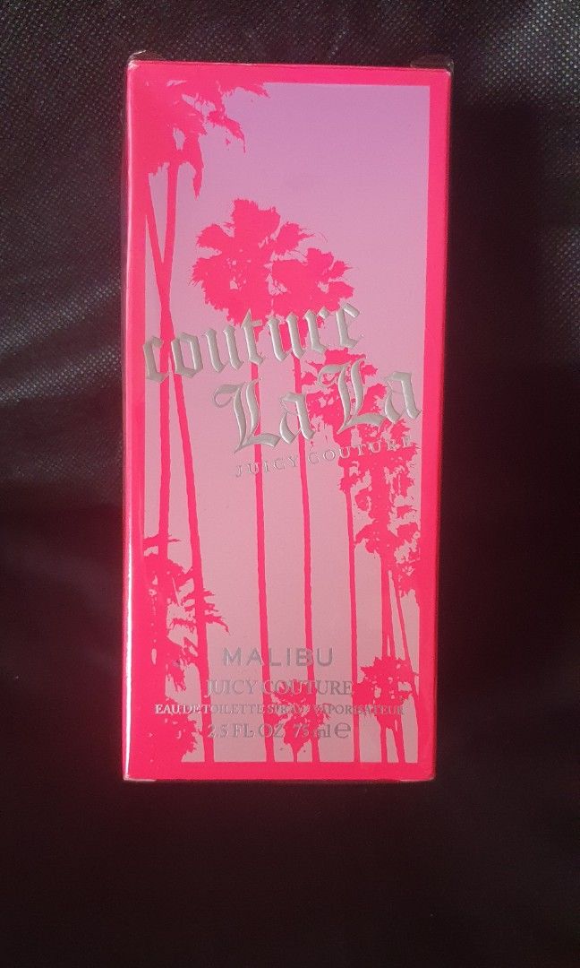 Juicy Couture La La Malibu (Category: Fragrance & Deodorants) located in Mandaluyong City. Submitted by ten18Echo (Listing ID 1271102895, Image 2). Description: selling low authentic brand new na open ko lang po para amuyin sobra bango nya fresh sosyal amoy 75ml posted kung magkano siya online code searchable sa google from Canada rfs: ang dami ko na po pabango may discount pag sure buyer.