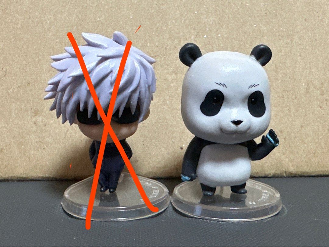 Jujutsu Kaisen JJK Gashapon figures [Bandai] WTS/WTT (Category: Toy Figures) located in Singapore. Submitted by emmotenten (Listing ID 1231188128, Image 3). Description: Selling: Panda x1 Come in original packaging Willing to trade for other jjk characters from other series (might top up pricing depending on the series and character) Mail:additional cost, will open the balls to save space .