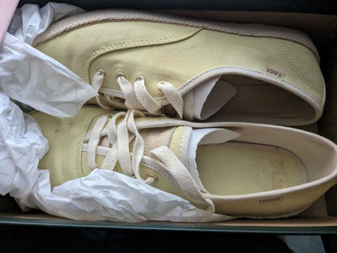 Keds Kate Spade Neon Yellow Women s Fashion Footwear Sneakers