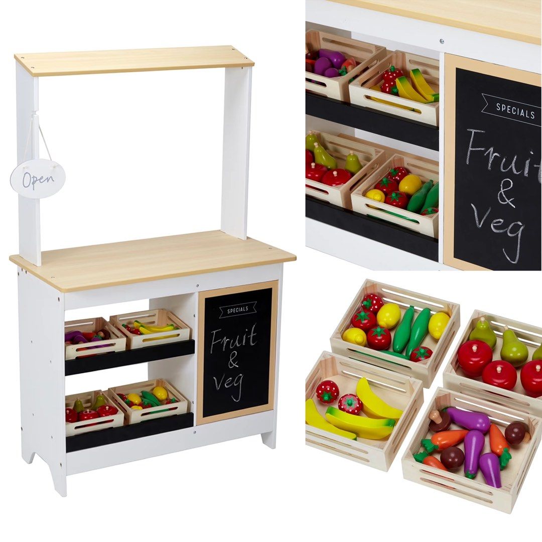 Wooden market stall shop kmart