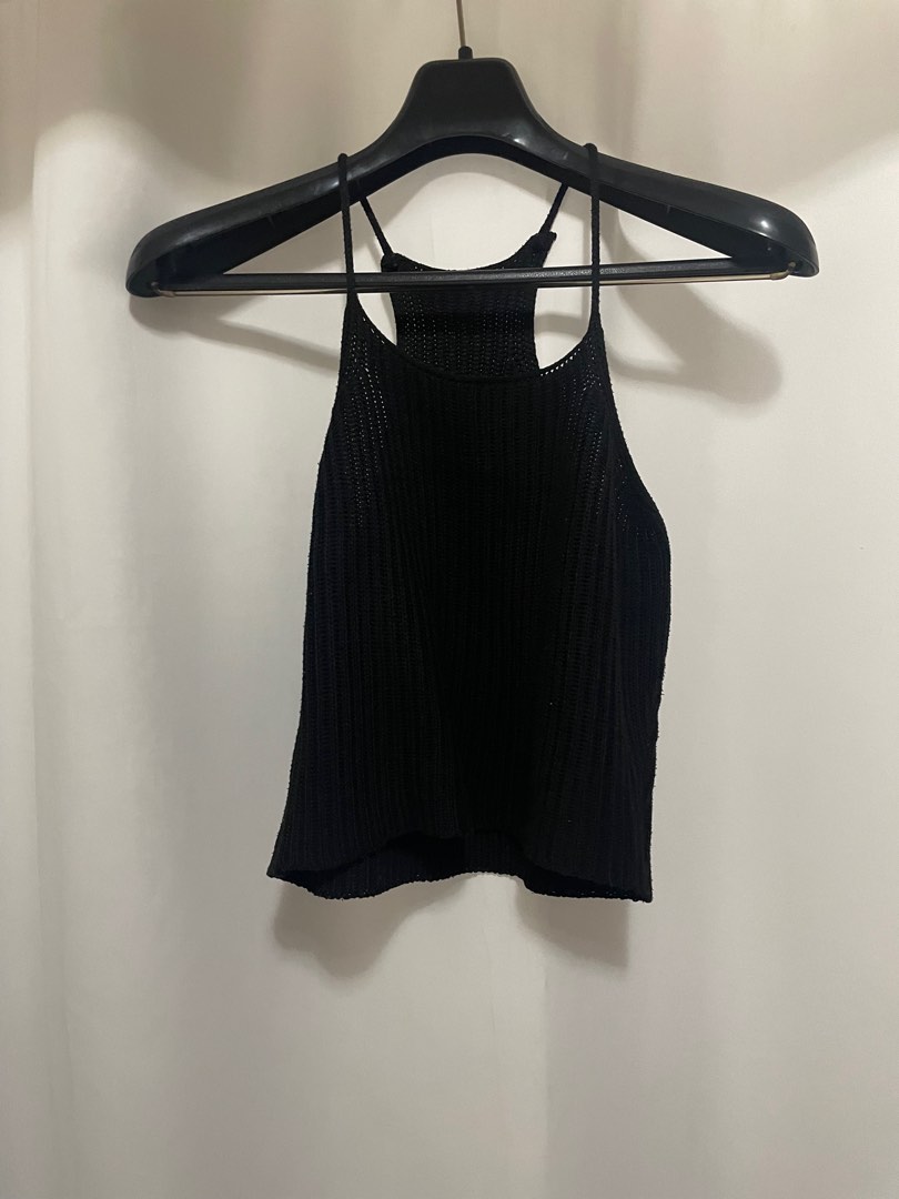 Black Spaghetti Inner Top Soft and Comfortable Womens Wear