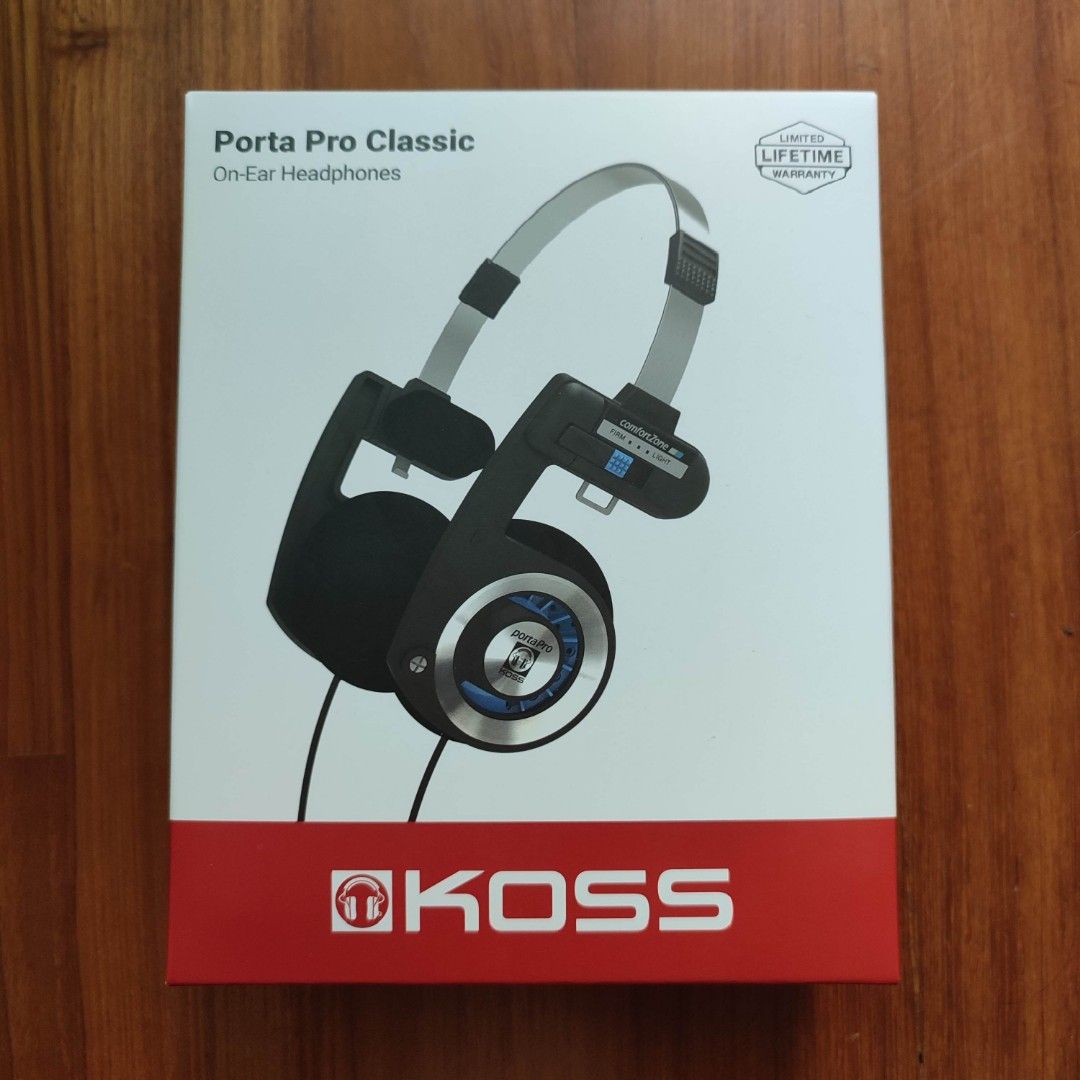 Koss Porta Pro On-Ear Headphones Wired with Case - Black or Silver - Brand  New