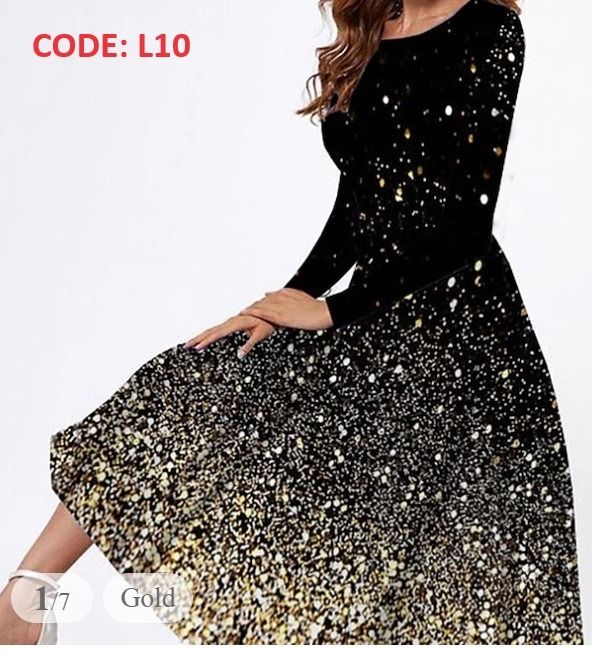 L10 L20 Party Dress Women Summer Elegant Casual Holiday Dress 3