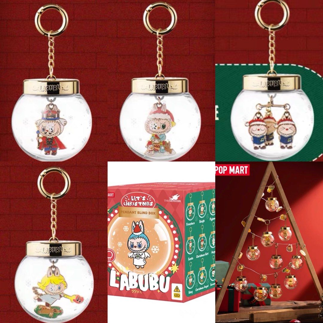 LABUBU LET's Christmas Charm POPMART / FULL SET / SINGLE